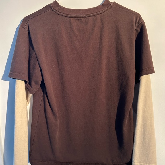 vulgus brown and beige long sleeve - Picture 2 of 2